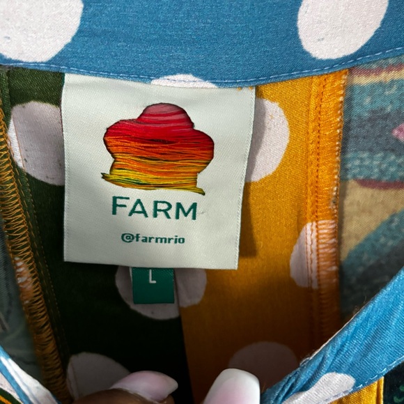 FARM Rio Colorful Jungle Print Long Sleeve Dress - Picture 10 of 15